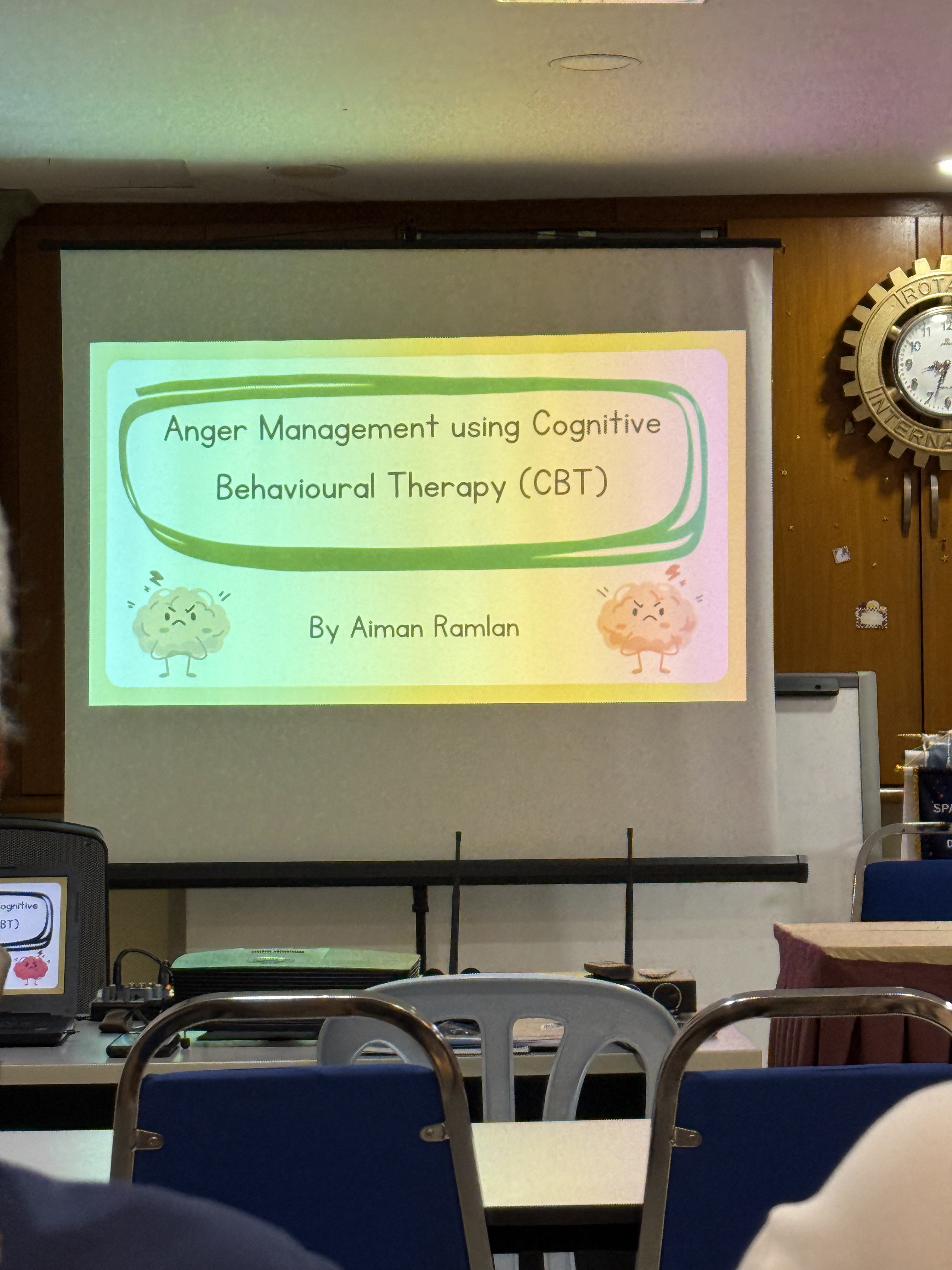 Anger Management Talk - Session presentation and speaker