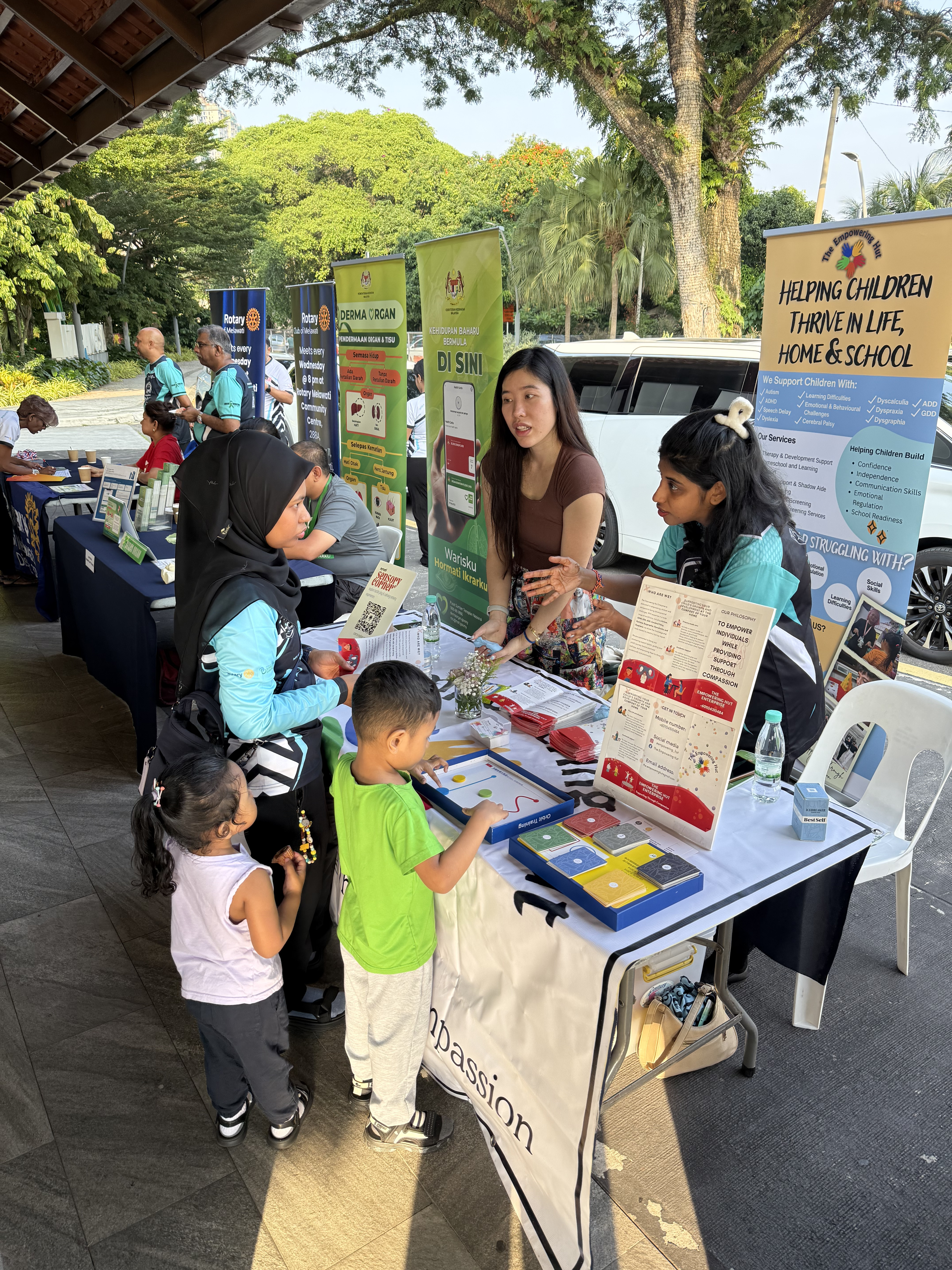 The Journey of Wira Transplant - Empowering Hut team at the park